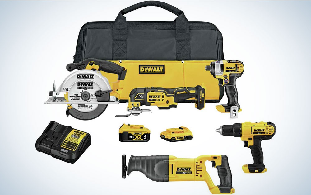  DeWalt five-piece tool kit deal