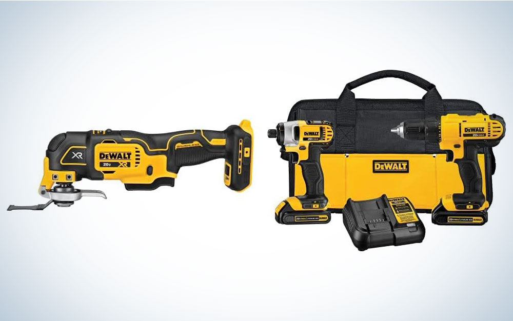  DeWalt drill and driver kit with oscilating tool deal
