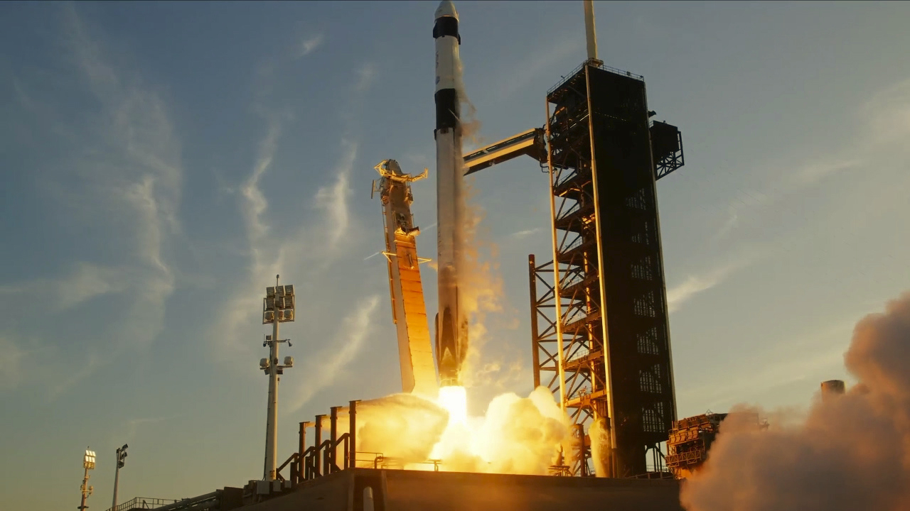 At 7:03 p.m. EDT, the SpaceX Falcon 9 rocket and Dragon spacecraft, carrying NASA astronauts Anne McClain and Nichole Ayers, JAXA (Japan Aerospace Exploration Agency) astronaut Takuya Onishi, and Roscosmos cosmonaut Kirill Peskov, launched from Launch Complex 39A at NASA’s Kennedy Space Center in Florida on Friday, March 14, 2025..