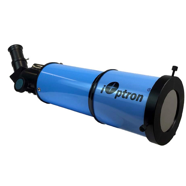 iOptron 80mm White Light Solar Telescope on a white background