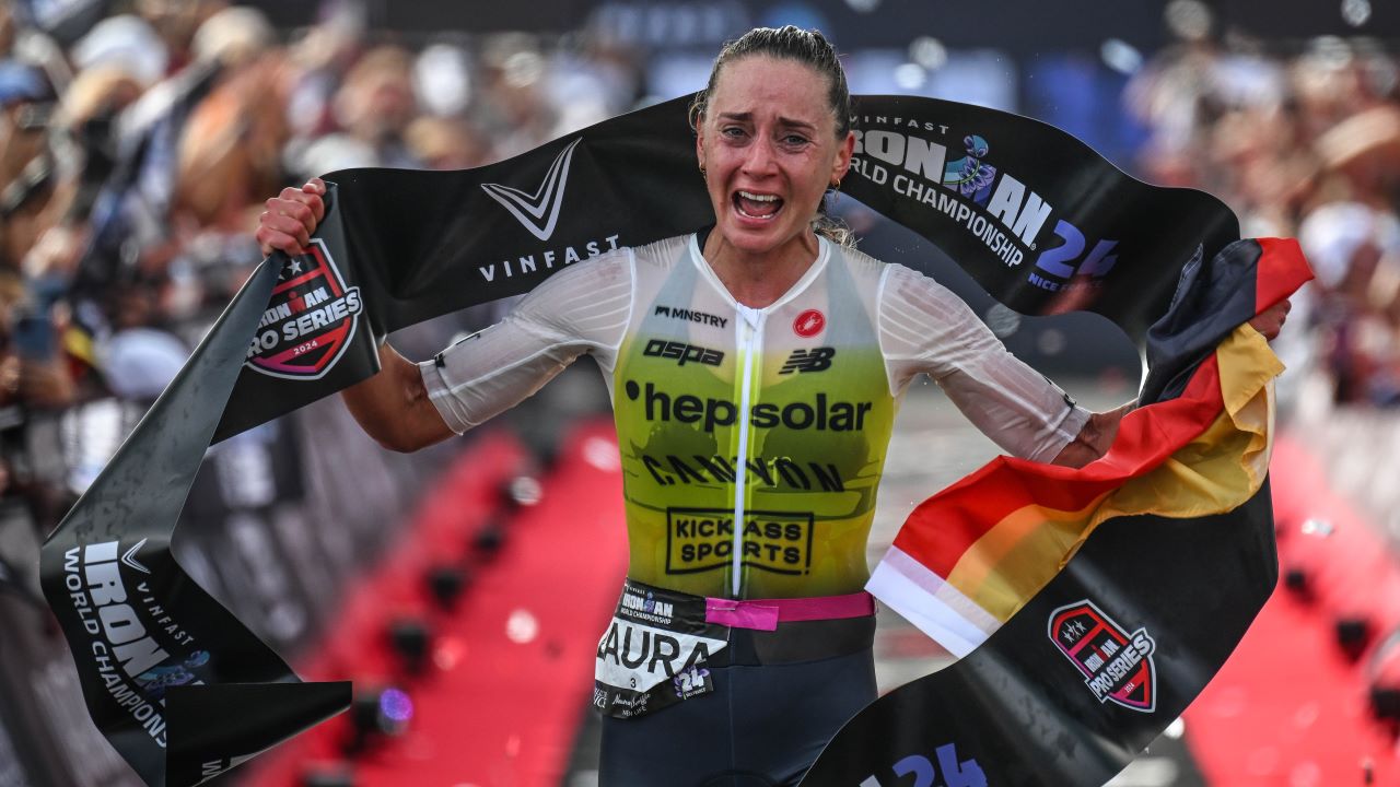 Laura Philipp wins the 2024 IRONMAN World Championship in Nice, France