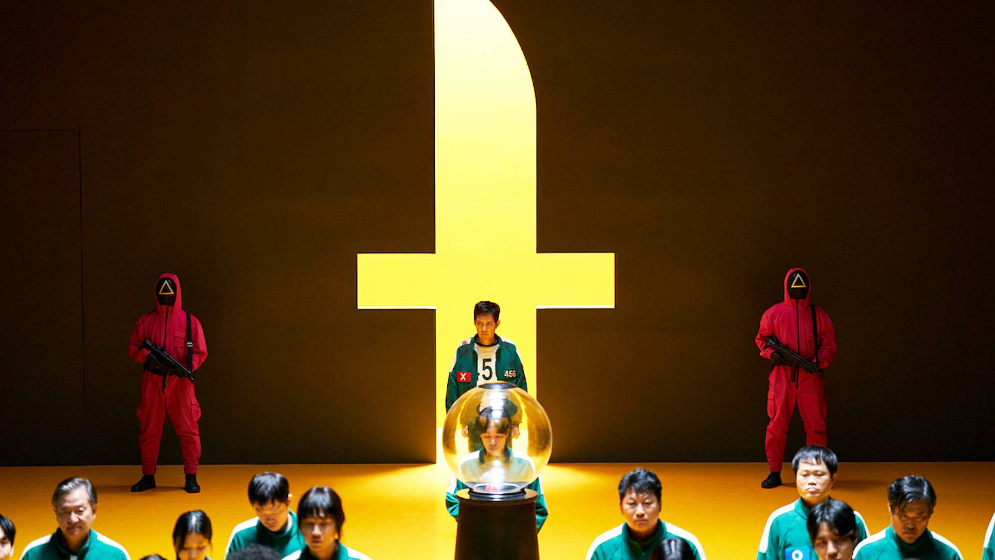 Lee Jung-jae as Gi-hun (Player 456) in 
