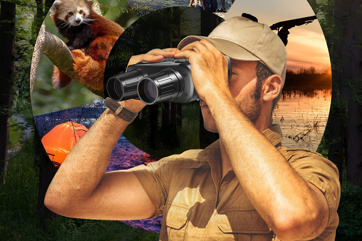 Header image for Double Barrel 720p Digital Night Vision Binoculars Stack Commerce sponsored deal