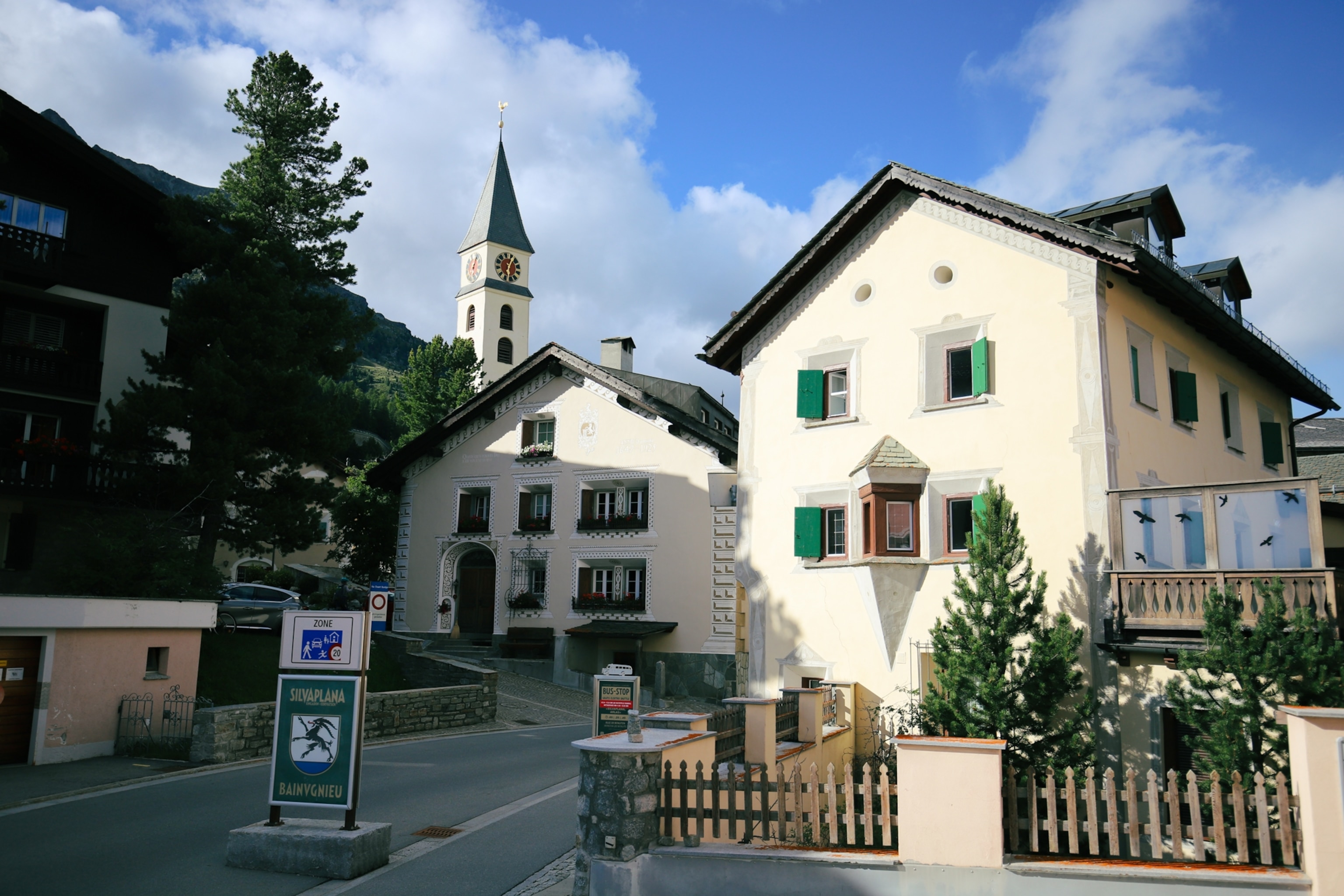 Streets of Silvaplana, Switzerland