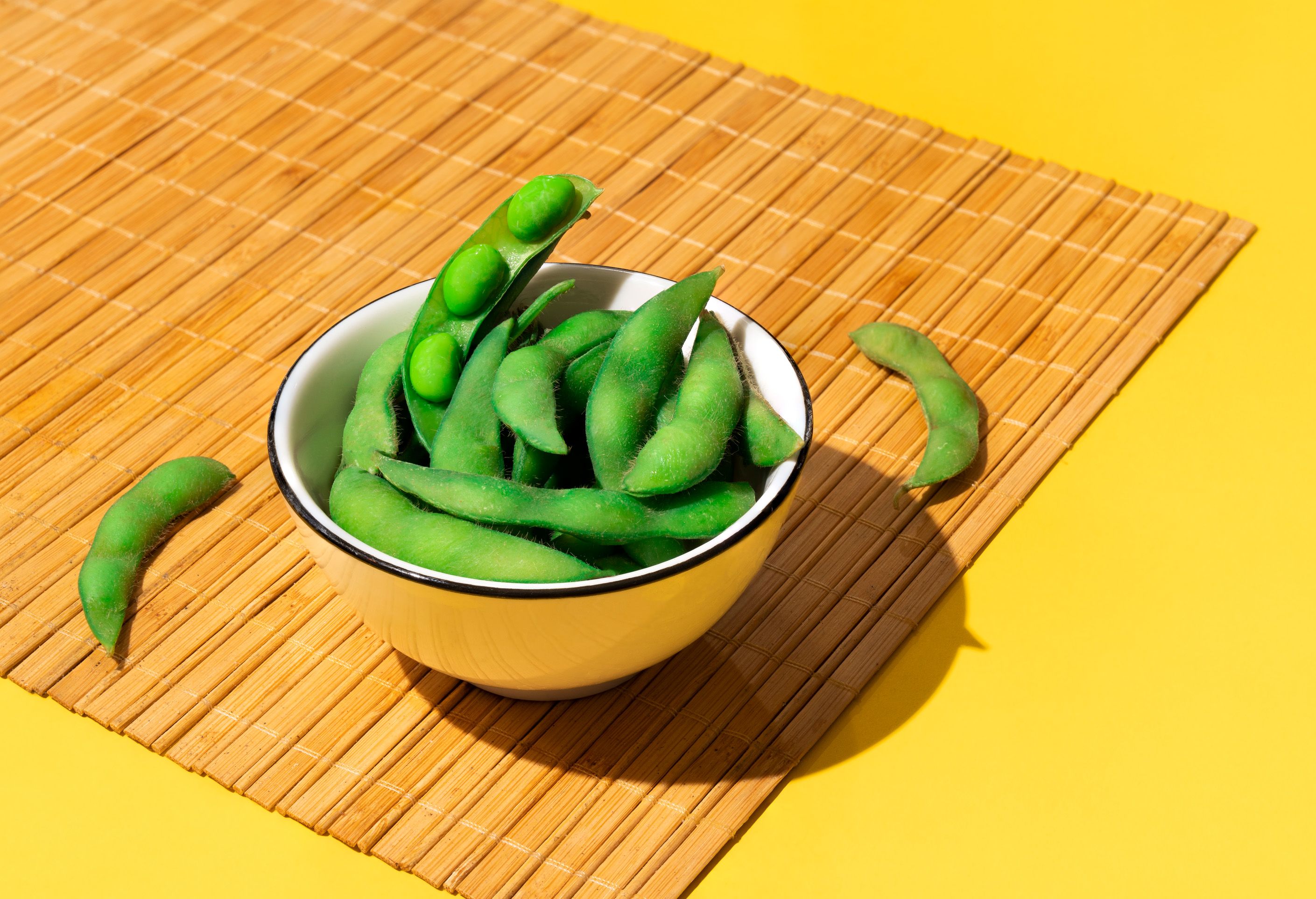bowl of edamame