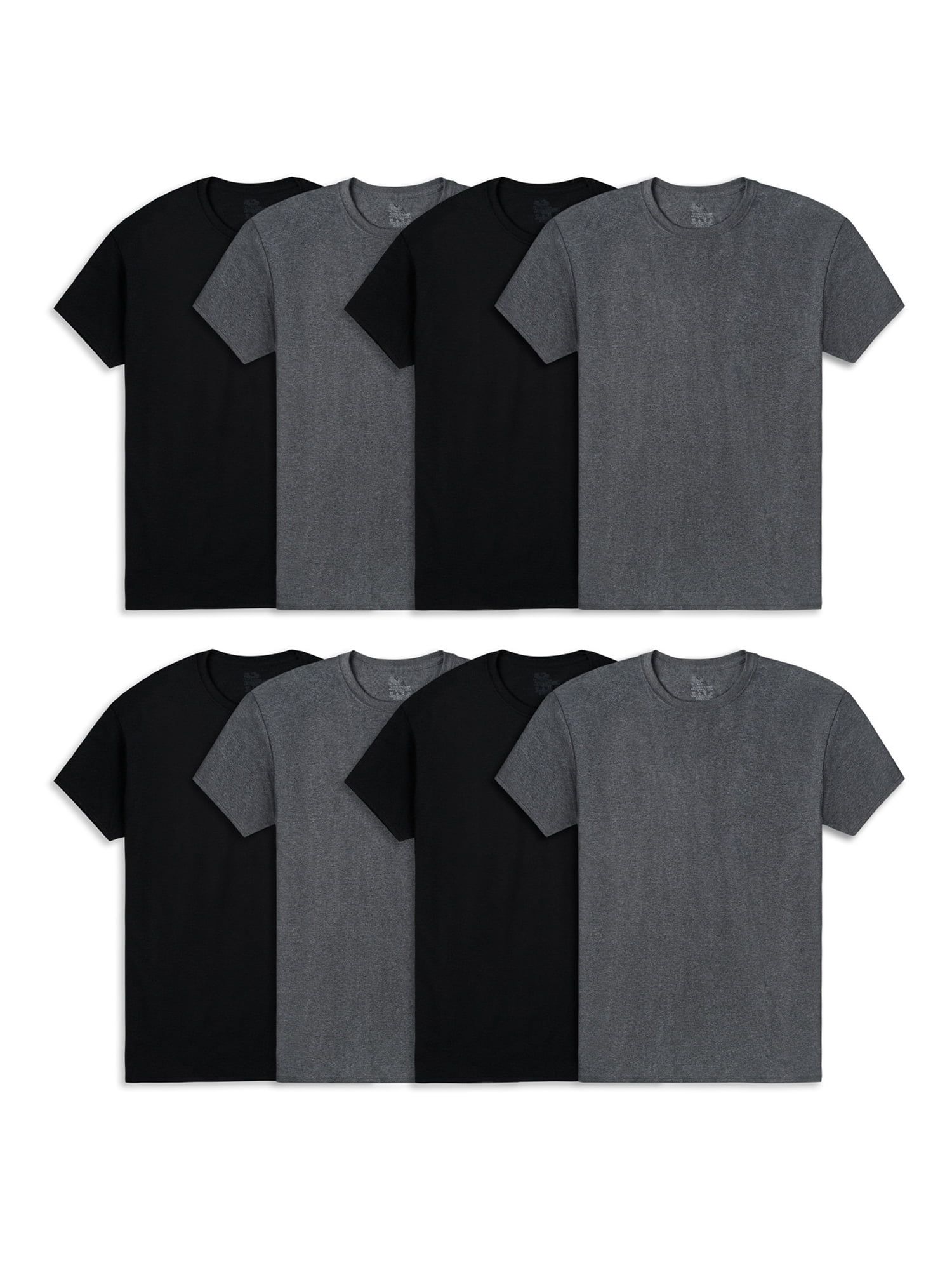Active Cotton Blend Crew Undershirts (8-Pack)
