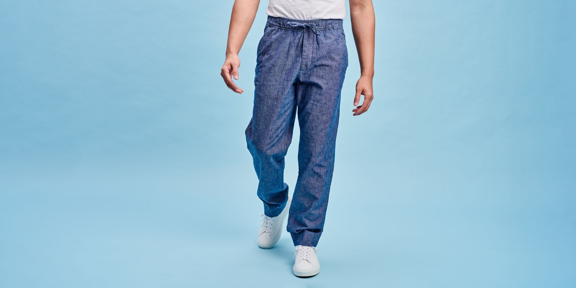 Loose Linen-Blend Pull-On Pant Loose Linen-Blend Pull-On Pant