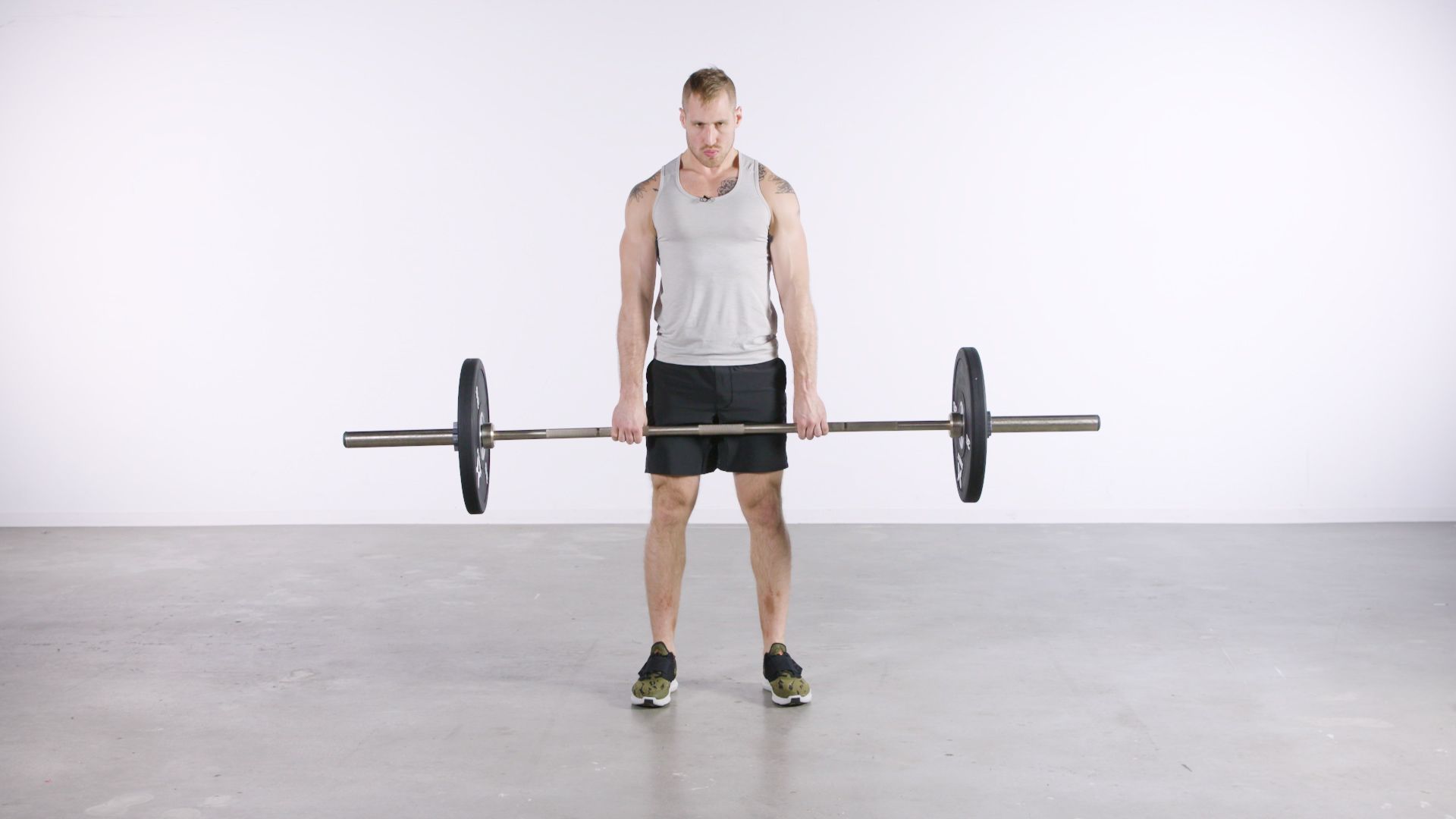 Barbell, Exercise equipment, Shoulder, Physical fitness, Free weight bar, Deadlift, Arm, Strength training, Standing, Weights, 