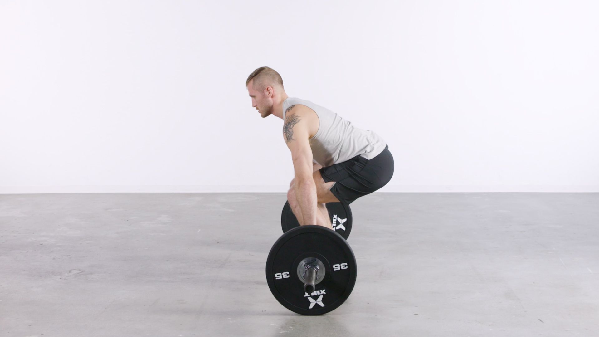 Exercise equipment, Weights, Deadlift, Arm, Barbell, Physical fitness, Sports equipment, Balance, Shoulder, Joint, 