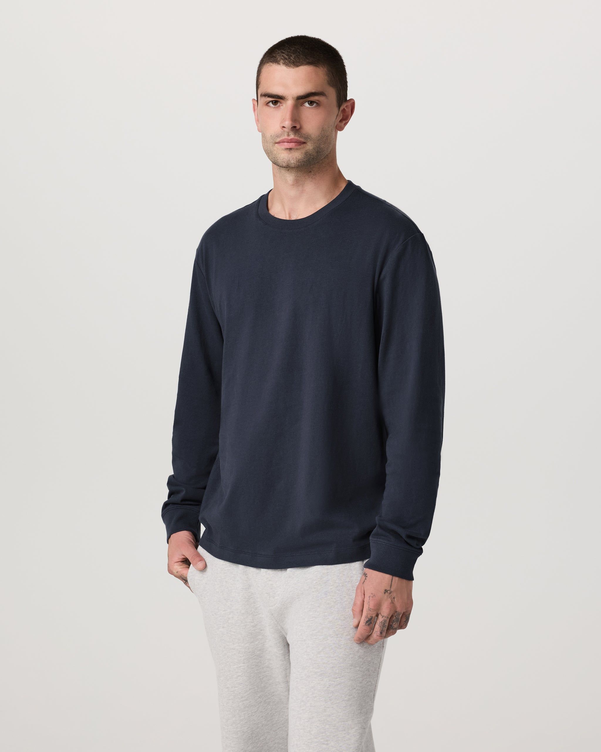 Long Sleeve Vuori Heavyweight Cotton Tee