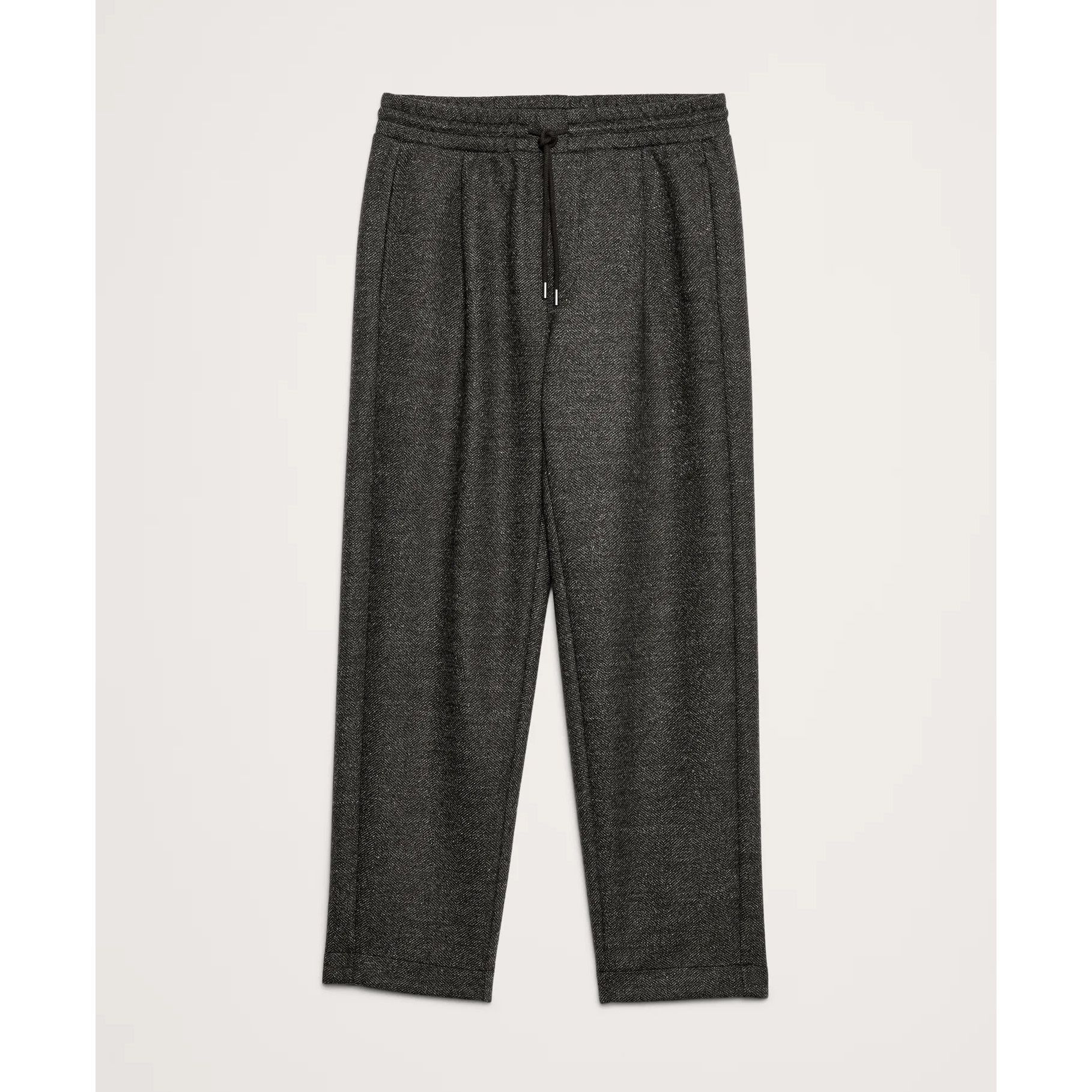Relaxed Herringbone Pull-On Pant