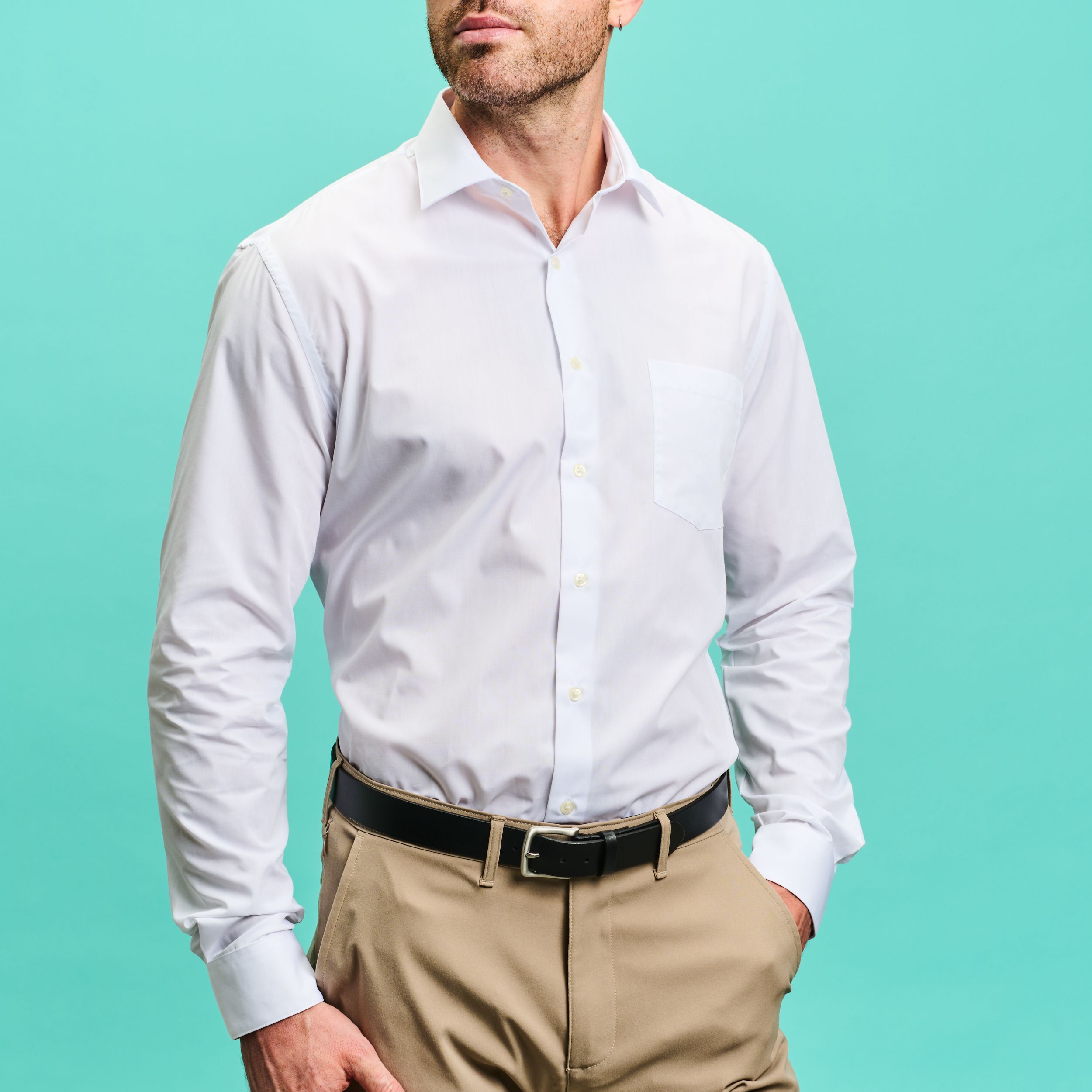 Poplin Solid Dress Shirt