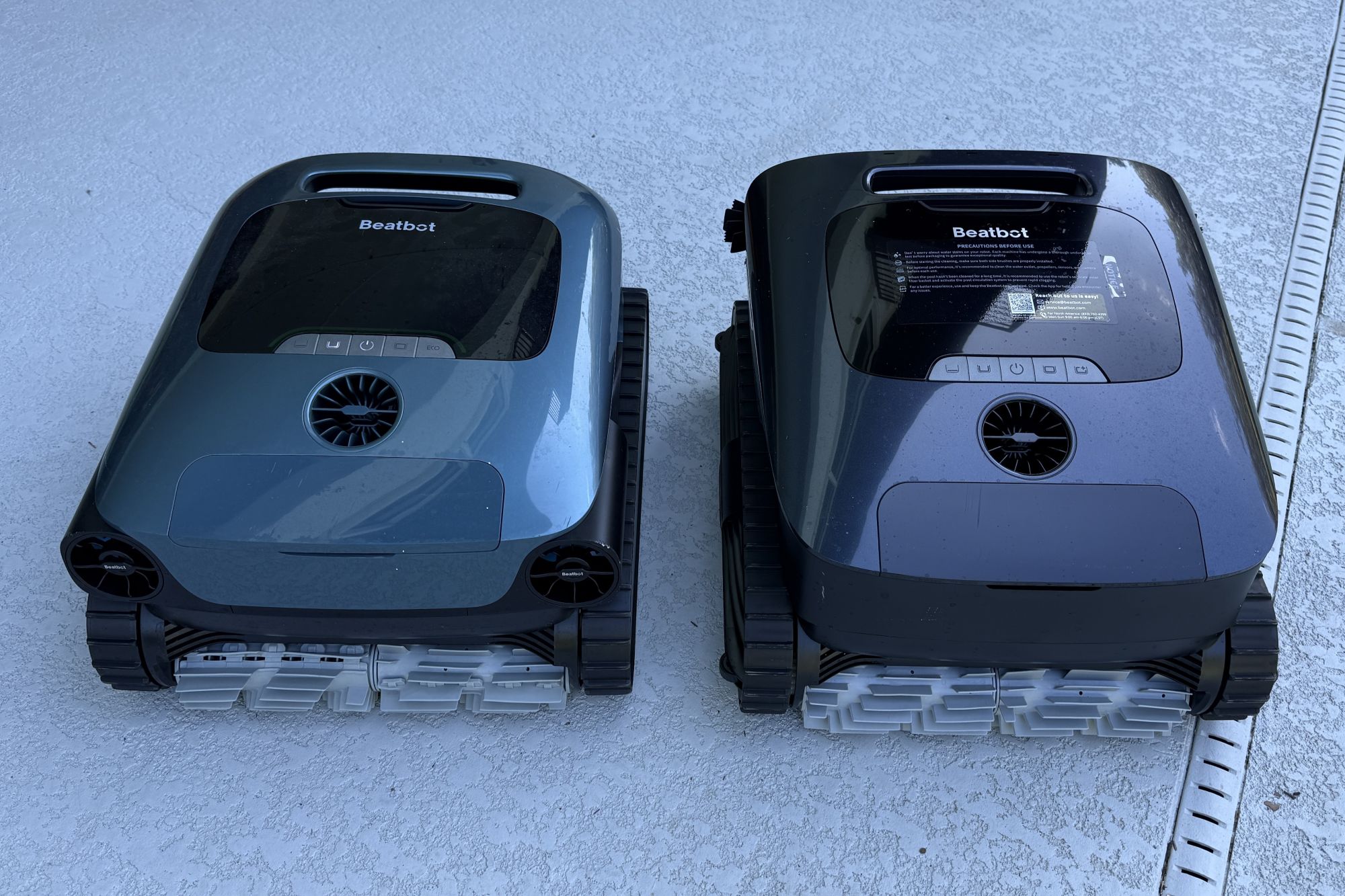 Beatbot Aquasense 2 Ultra vs Beatbot Aquasense Pro top down