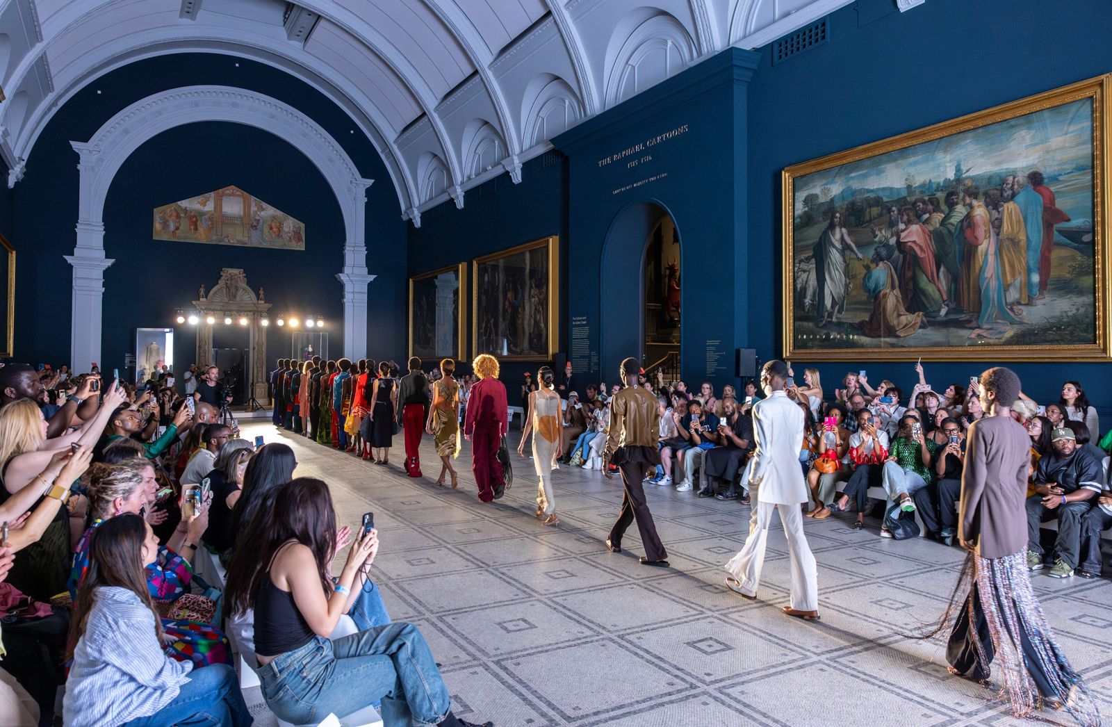 Orange Cultures show at the VampA in London in 2024.