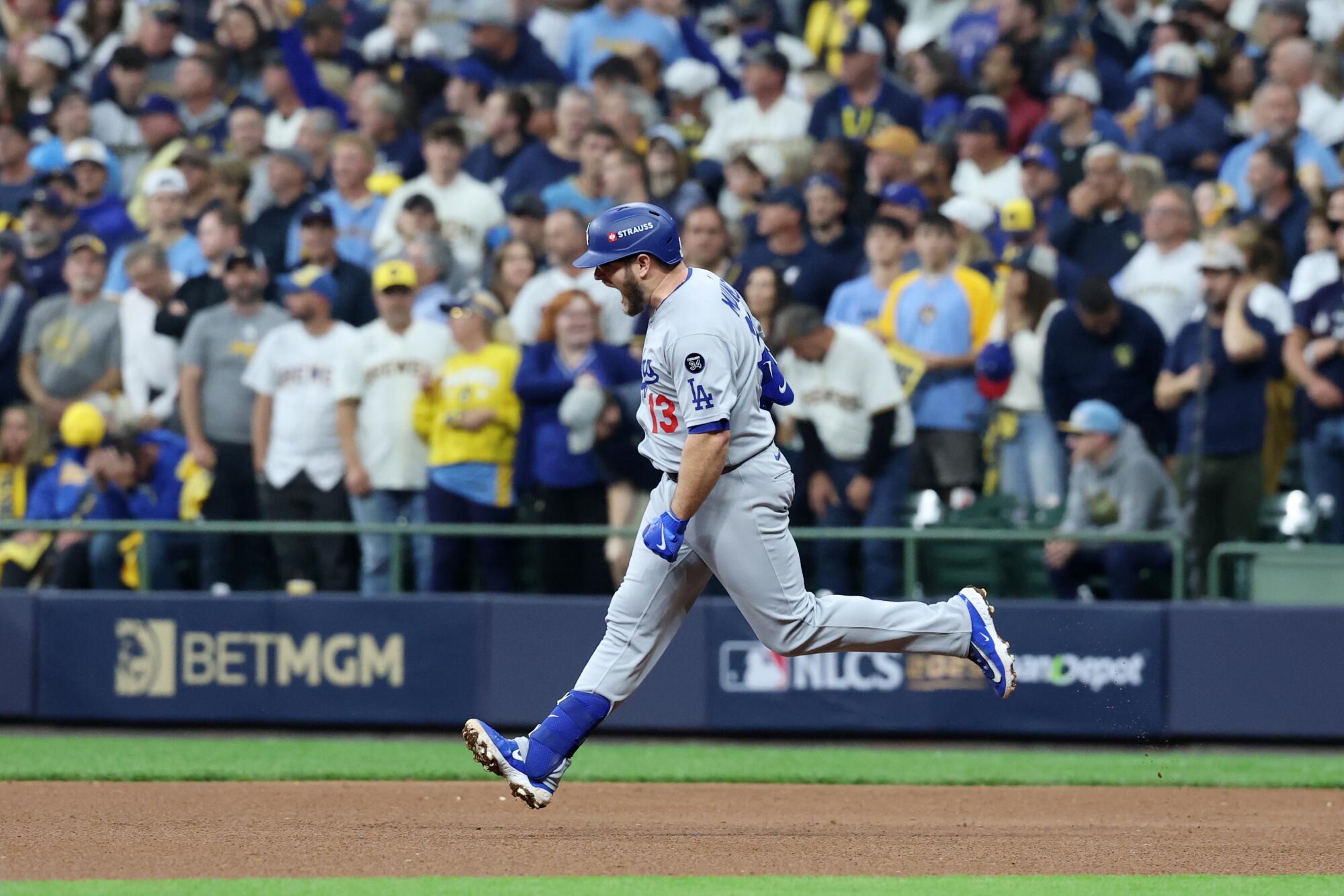 Milwaukee, Wisconsin, Tuesday, October 15, 2025 - Los Angeles Dodgers third baseman.