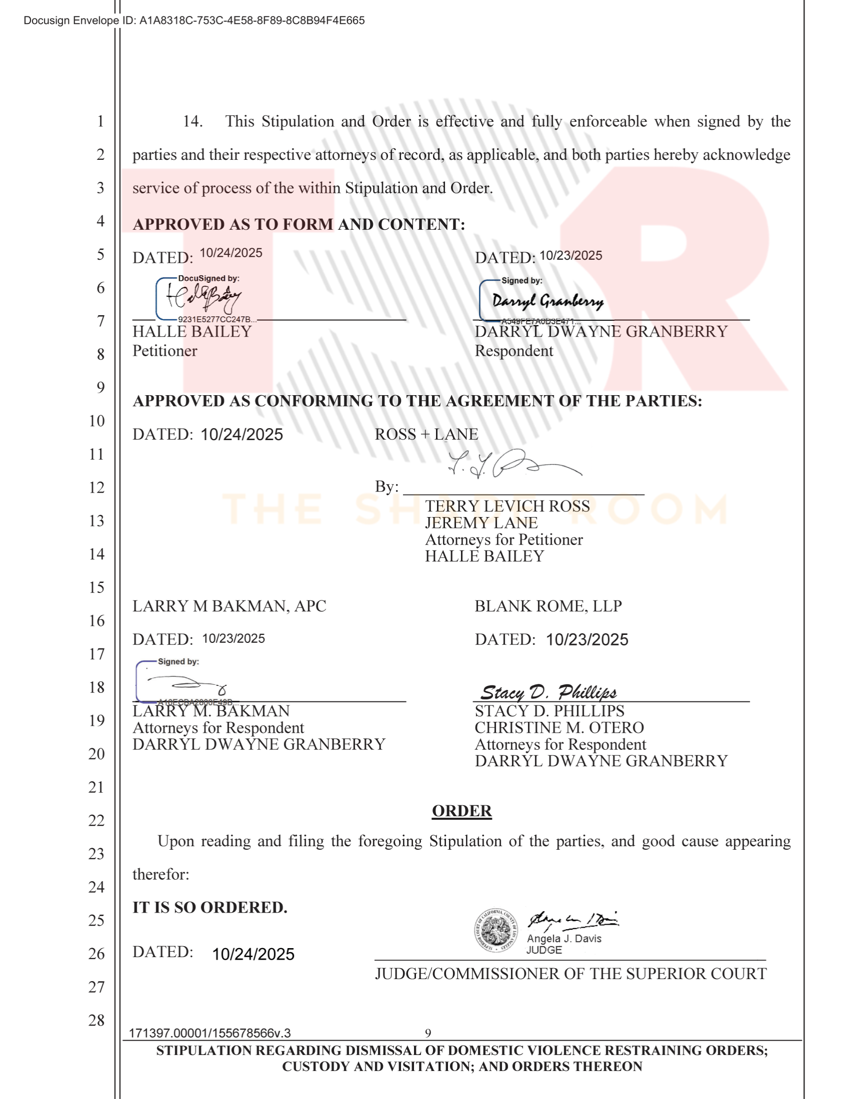 Halo Parents Reach Custody Agreement