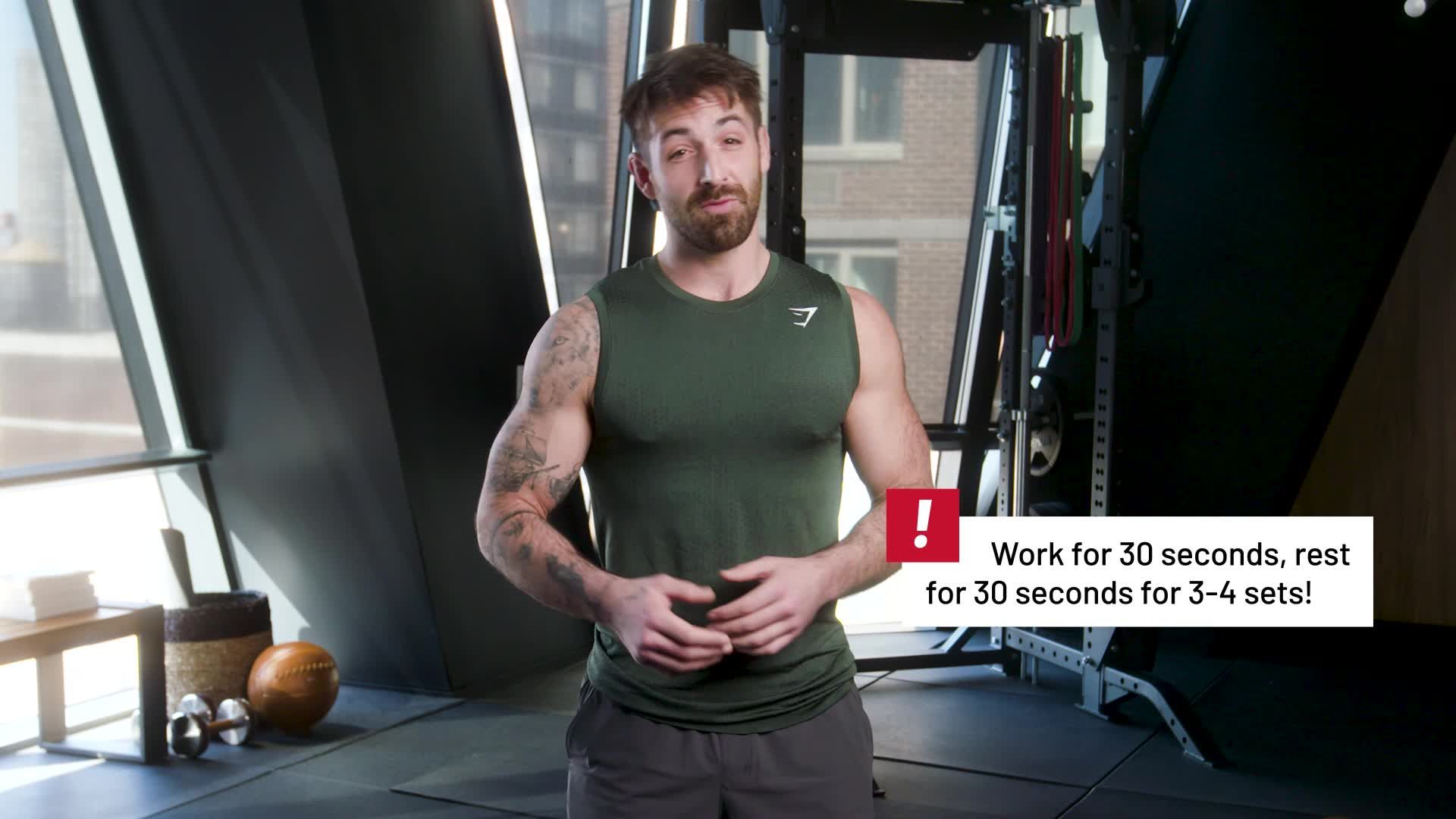 Bodybuilders abdominal muscles