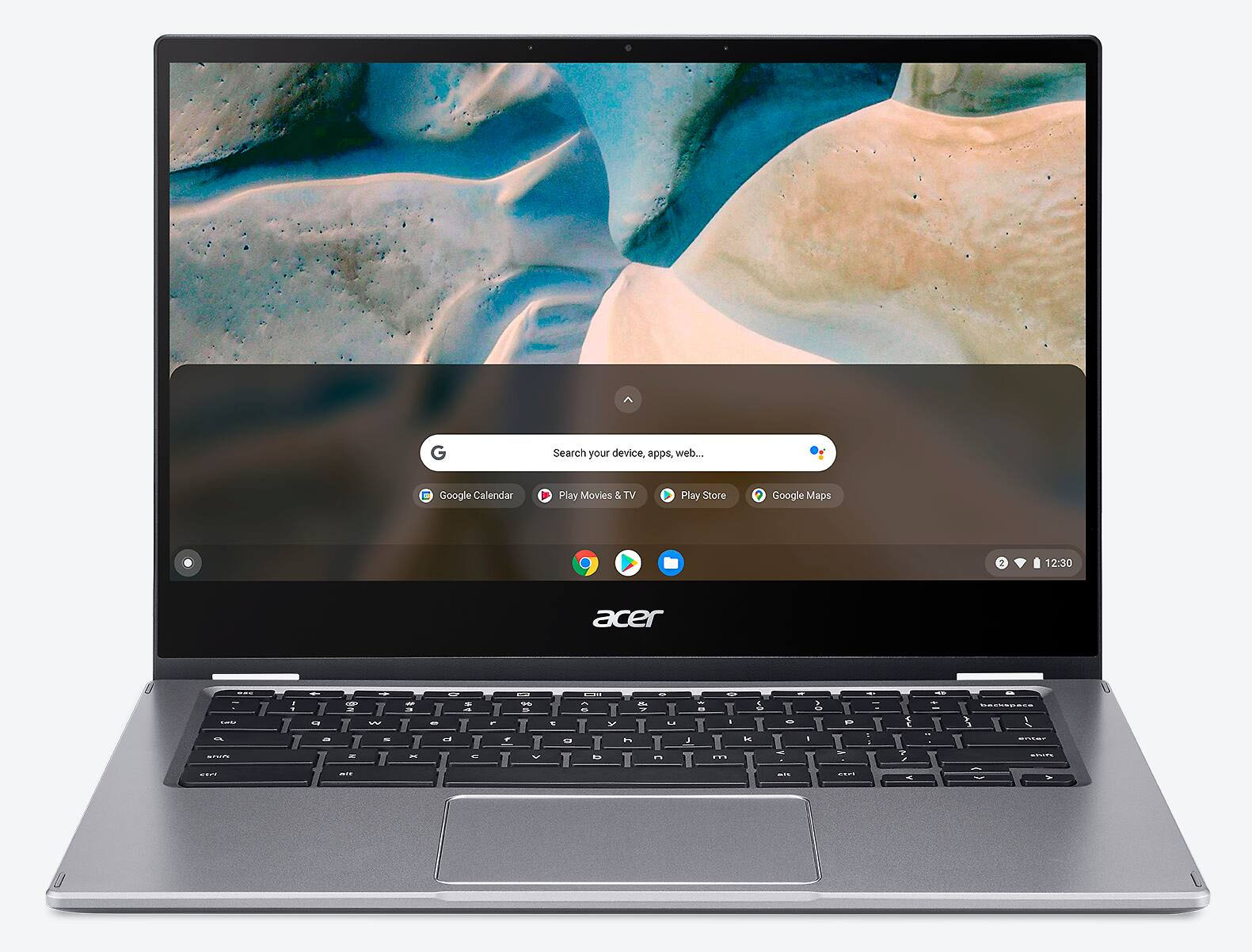 Chromebooks wie das Acer-Modell 514 kommen dank Cloud-Betriebssystem Chrome OS ohne leistungsfähige Hardware aus und sind deshalb vergleichsweise günstig.